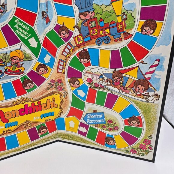 Monchhichi Board Game 1974 At The Fair Parker Brothers Vintage Complete Read - Picture 10 of 16